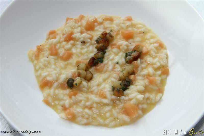 Ricetta dello Chef Fabio Baldassarre Risotto al&nbsp;melone